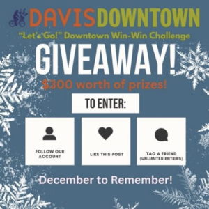 Davis Downtown Instagram Giveaway